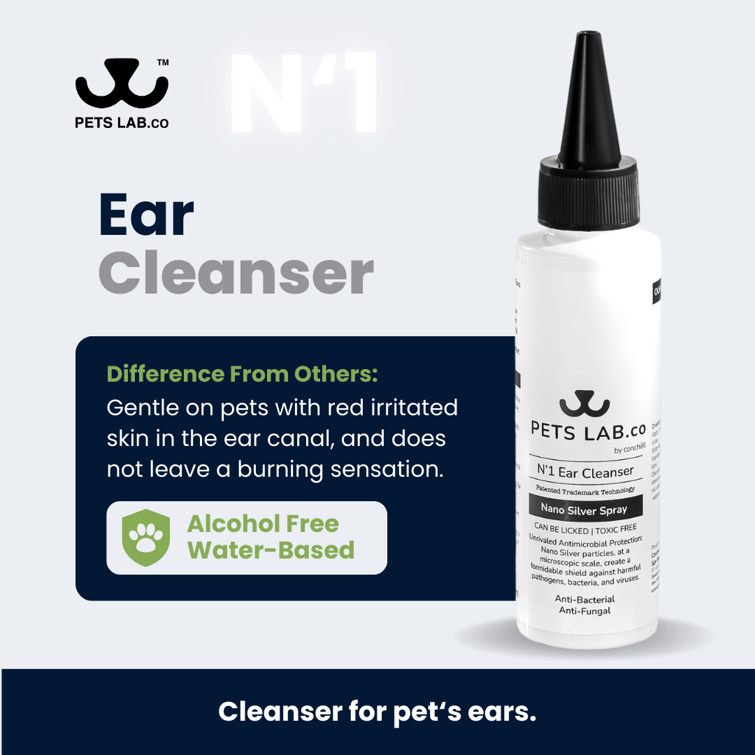 PetsLab.co N’1 Ear Cleanser Pet ear cleanser